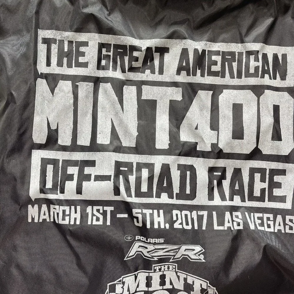 The Great American Mint 400 Off Road Racing Quick Drawstring Bag Nylon 2017